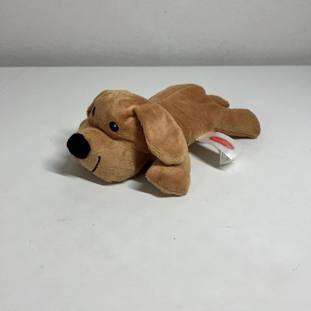 Melissa & Doug 10" Puppy Dog Plush Brown Stuffed Animal Soft Toy